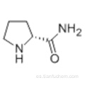 2-pirrolidinacarboxamida, (57192816,2R) CAS 62937-45-5